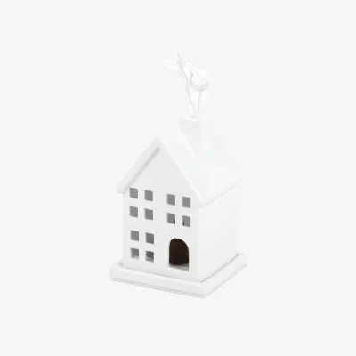 The Range Something Different House Incense Cone Holder - White