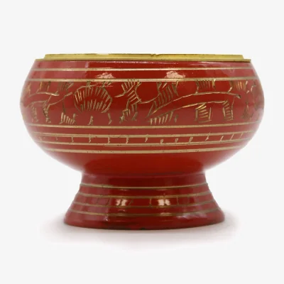 The Range Chakra Tall Charcoal Incense Jar Sacral - Red