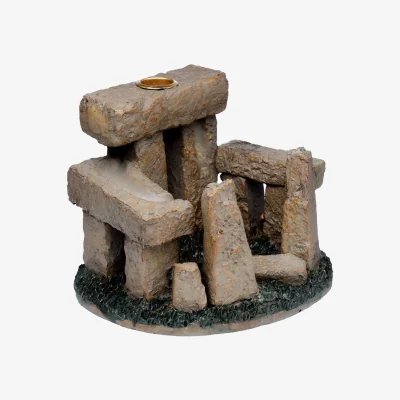 The Range Stone Circle Backflow Incense Burner - Grey