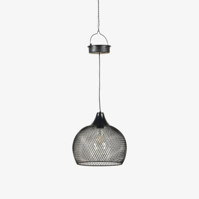 The Range Solar Kylo Mesh Hanging Lantern - Black