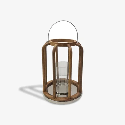 The Range OakHalo Wood Lantern - Natural