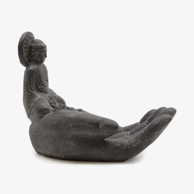 The Range Unique Buddah  Hand Incense Burner - Black