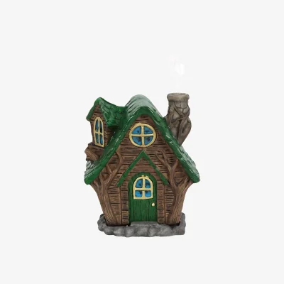 The Range Lisa Parker Woody Lodge Incense Holder - Brown/Green