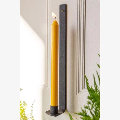 Rockett St George Rustic-Style Candlestick Wall Sconce