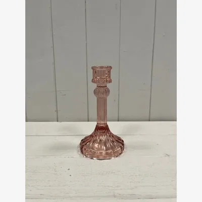 The Range Rose Medium Decorative Candle Holder - Rose