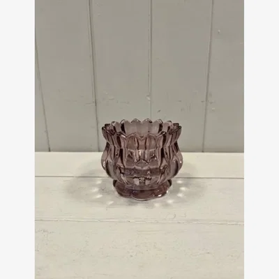 The Range Amethyst Decorative Tealight Holder - Purple