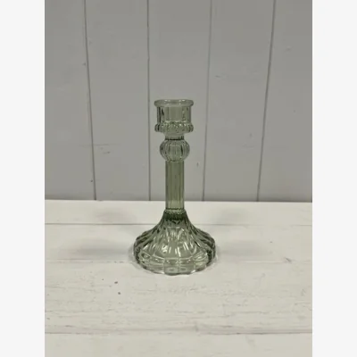 The Range Vintage Green Medium Decorative Candle Holder - Green