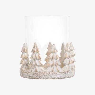 The Range Nordic Trees Candle Holder - White