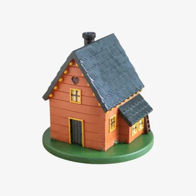 The Range Cottage Incense Cone Burner - Brown