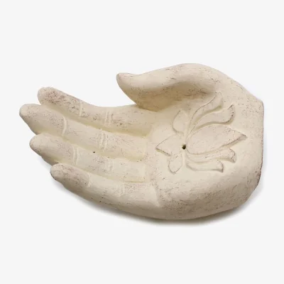 The Range Unique Hand Incense Burner Lotus - White