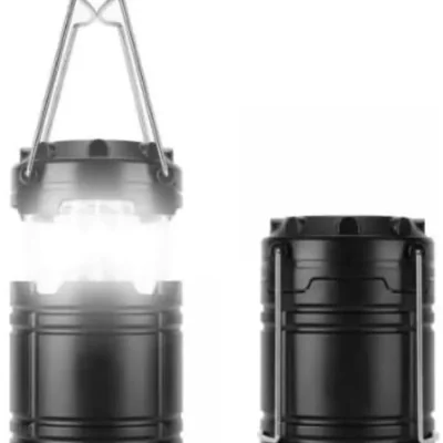 The Range 2x LED Camping Lantern - Black