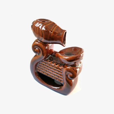The Range Backflow Incense Burner Wiki Waterfall - Brown