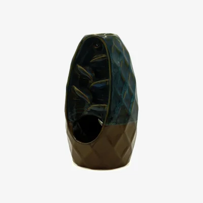 The Range Backflow Incense Burner Pineapple Mountain  Cascade Twin Design Multi - Multicolor