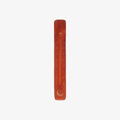 The Range Mystical Crescent Moon Incense Ash Catcher - Brown