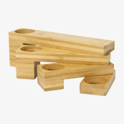 The Range Bamboo Tealight Candle Holder - Bamboo