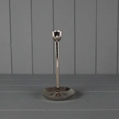 The Range Charming Silver Metal Candle Holder - Silver