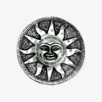 The Range Polished Aluminium Sun Incense Holder 9m - Silver
