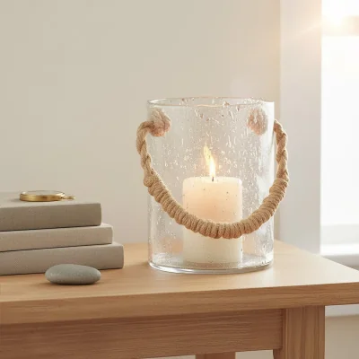 The Range Kuta Natural Rope Medium Lantern