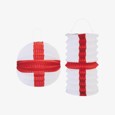 The Range Pack of 2 World Cup 2026 England Paper Lanterns