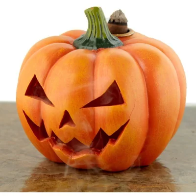 The Range Pumpkin Backflow Incense Burner - Orange