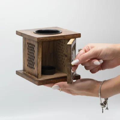 The Range Large Mango Box Burner Elephant - Brown