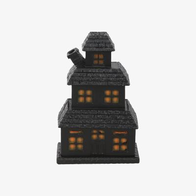 The Range Haunted House Incense Cone Holder - Black