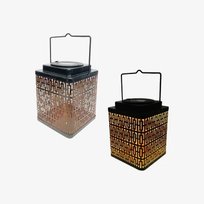 The Range Metal Solar Lantern Black Lighting - Black