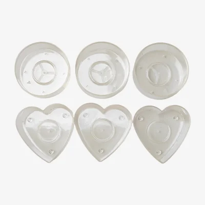 The Range Pack of 6 Candle Holders - White