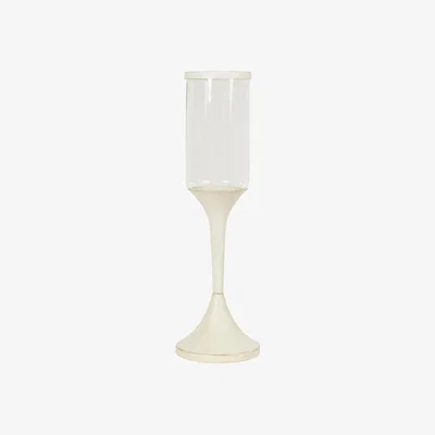 The Range Ivory Table Top Hurricane - Clear