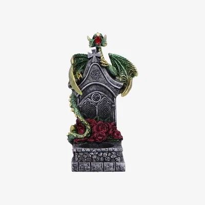 The Range Light of the Dragon Tealight Holder - Green