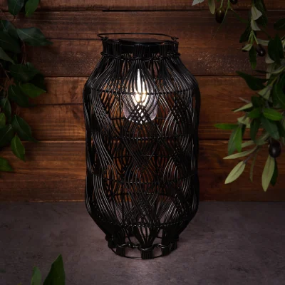 The Range Solar Maddie Lantern - Black