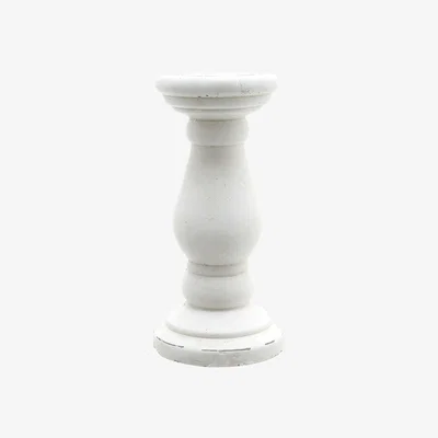 The Range Minimalist Decor Ceramic Candle Holder - White