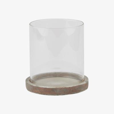 The Range Rustic Hurricane Lantern For Cozy Ambiance - Brown