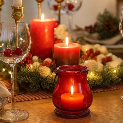 The Range 12 Pack Hanging Tealight Holders - Red