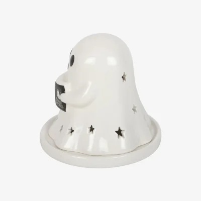 The Range Ghost Stories Tealight and Incense Cone Holder - White