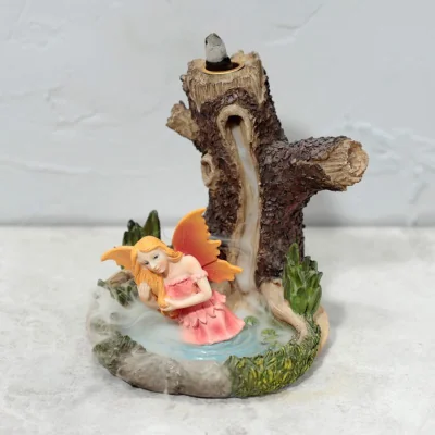 The Range Ancient Tree Fairy Lake Backflow Incense Burner MultiColor - Multicolor