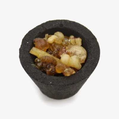 The Range Box of 12 Resin Cups Frankincense - Black