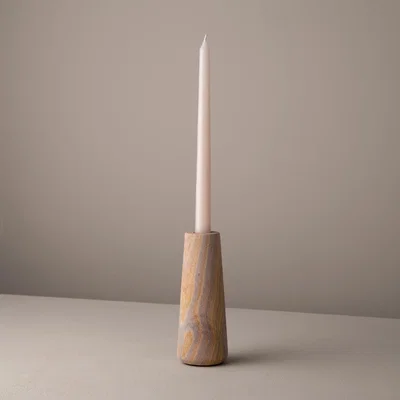 Sazy Paria Rainbow Sandstone Tall Candle Holder