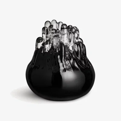Tobias Oliver Kosta Boda | Polar Votive Black | 190 mm