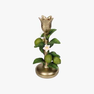 Wolf & Badger Gold / Green Lime Time Candle Holder | Casabyjj