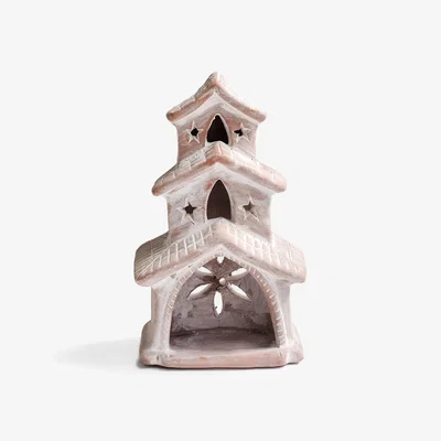 Wolf & Badger Neutrals Terracotta Tea Light Candle Holder - House Korissa