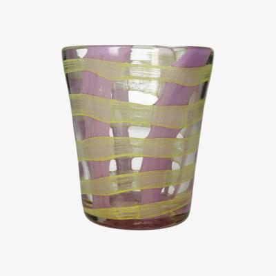 Wolf & Badger Yellow / Orange / Pink Artisan Made Glass Candle Holder | Casabyjj