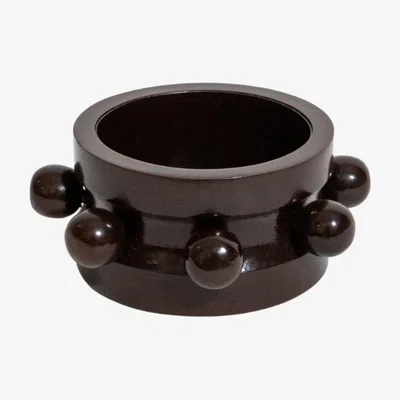 Wolf & Badger Brown Kaiba Candle Holder | One Size | Ifsthetic