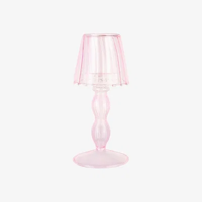 Wolf & Badger Pink / Purple Polly Candle Lantern Pink One Size Lepelclub
