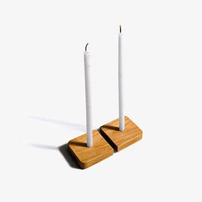 Wolf & Badger Neutrals Enlightened Candle Holder Formr