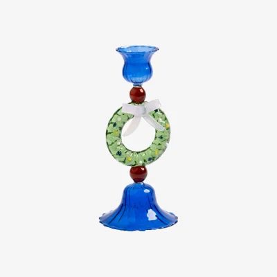 Westwing Mouth-Blown Christmas Candle Holder Wreath