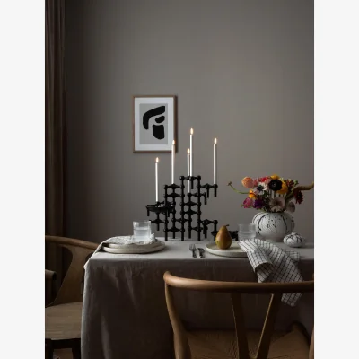 Westwing Candle Holders Stoff Nagel, Set of 3