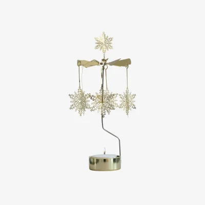 Westwing Christmas Tealight Holder Snowstar, Rotatable