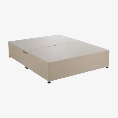 Dunelm Universal Cream Linen Divan Base Cream