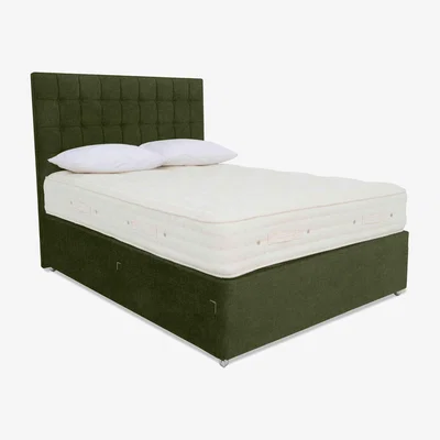 Furniture Village Hypnos - Luxury Firm 4 Divan Set with Continental Drawers - Double - Zenith Palm